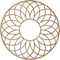 Ekena Millwork Cannes Wood Fretwork Pierced Ceiling Medallion, Red Oak, 24"OD x 8 1/4"ID x 1/4"T CMWP24X24X0250CNRO - alternate 4